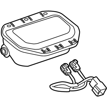 GM 22804263 Passenger Air Bag 22804263 GM Passenger Air Bag Illustration 1 of 1