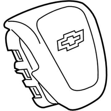 GM 22772326 Driver Inflator Module, Black 22772326 GM Driver Inflator Module, Black Illustration 1 of 1