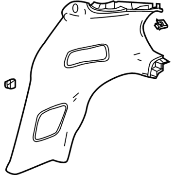 Chevy 84507948 Lock Pillar Trim