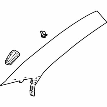 Chevy 85512214 Windshield Pillar Trim