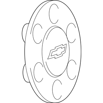 Chevy 15712387 Hub Cap