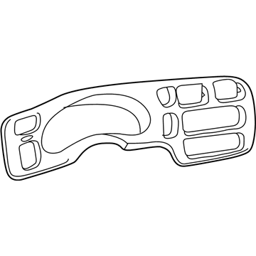 Chevy 15054239 Cluster Trim