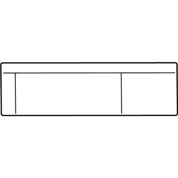 GM 12575805 Emission Label 12575805 GM Emission Label Illustration 1 of 1