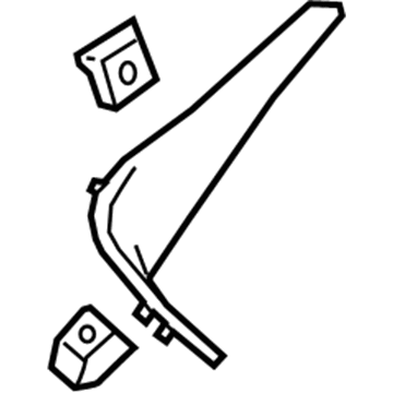 GM 84856778 Side Cover, Driver Side 84856778 GM Side Cover, Driver Side Illustration 1 of 1