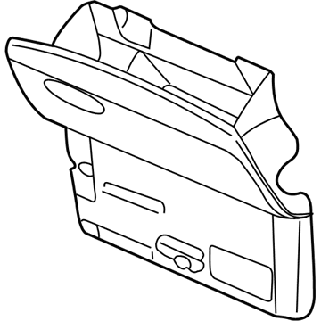 GM 15095652 Glove Box Door 15095652 GM Glove Box Door Illustration 1 of 1