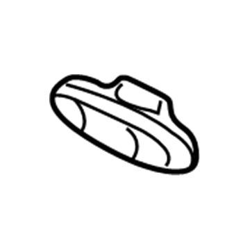 GM 15066900 Handle, Oak 15066900 GM Handle, Oak Illustration 1 of 1