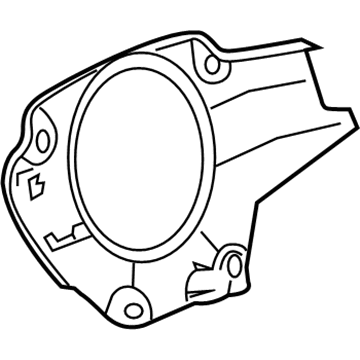 GM 84185915 Rear Shroud, Black 84185915 GM Rear Shroud, Black Illustration 1 of 1