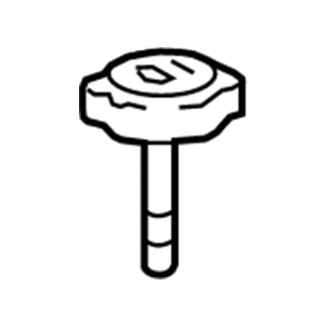GM 25904092 Reservoir Cap 25904092 GM Reservoir Cap Illustration 1 of 1