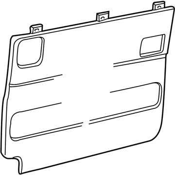 GMC 15965153 Trim Panel