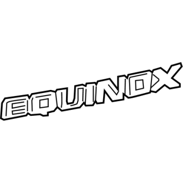 GM 84121293 Nameplate 84121293 GM Nameplate Illustration 1 of 1
