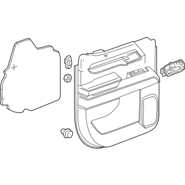 85584463 GM Door Trim Panel, Driver Side Illustration 1 of 1