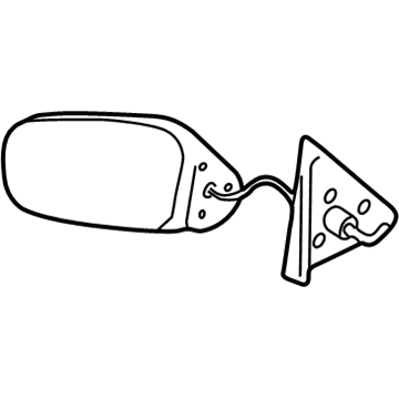 GM 88892499 Mirror Outside, Rear Driver Side 88892499 GM Mirror Outside, Rear Driver Side Illustration 1 of 1
