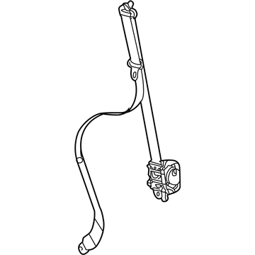 Saturn Ion Seat Belt - 15887903