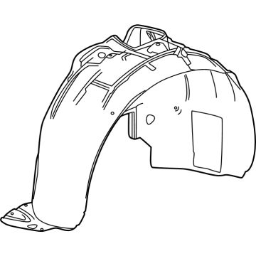 Cadillac OPTIQ Fender Splash Shield - 85685476
