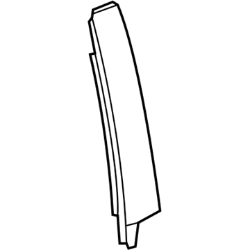 85107343 GM Applique, Front Driver Side Illustration 1 of 1