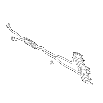 22882839 GM Muffler & Pipe Illustration 1 of 1