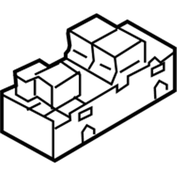 GM 19317239 Window Switch, Driver Side 19317239 GM Window Switch, Driver Side Illustration 1 of 1