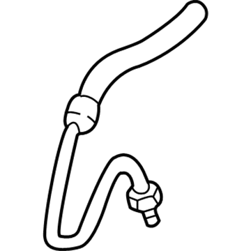 GM 7833191 Power Steering Pressure Hose 7833191 GM Power Steering Pressure Hose Illustration 1 of 1
