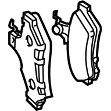 Pontiac GTO Brake Pads - 92175205