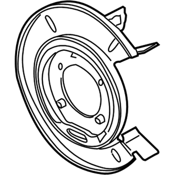 Pontiac GTO Backing Plate - 92147895
