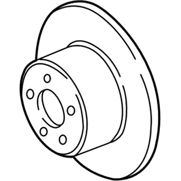Pontiac Brake Rotor - 92228519