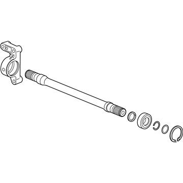GM 84304681 Intermediate Shaft, Front 84304681 GM Intermediate Shaft, Front Illustration 1 of 1