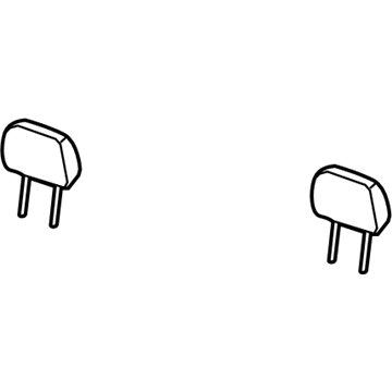 GM 20986000 Headrest, Rear 20986000 GM Headrest, Rear Illustration 1 of 1