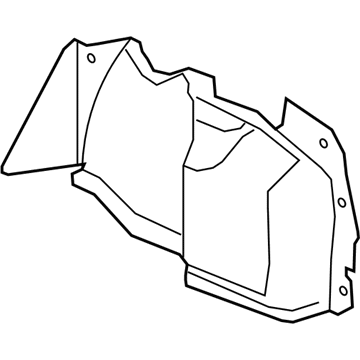 22811831 GM Trunk Side Trim, Rear Driver Side Illustration 1 of 1