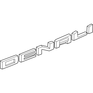 GMC Sierra EV Emblem - 86815992