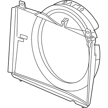 Chevy Trailblazer Fan Shroud - 15204231