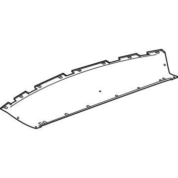 GM 84808684 Extension Panel, Black 84808684 GM Extension Panel, Black Illustration 1 of 1