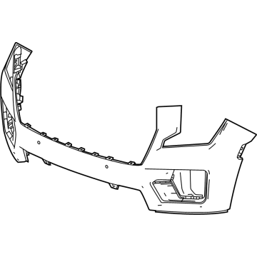 GM 87814094 Bumper Cover, Front Rear 87814094 GM Bumper Cover, Front Rear Illustration 1 of 1