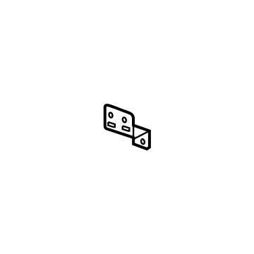 GM 84832665 Lower Brace, Passenger Side 84832665 GM Lower Brace, Passenger Side Illustration 1 of 1