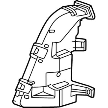 26346487 GM Bracket, Front And Rear Bumper/Fascia Face, Lower Illustration 1 of 1