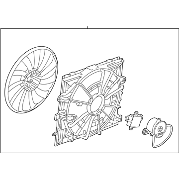 Cadillac ATS Radiator fan - 22895851