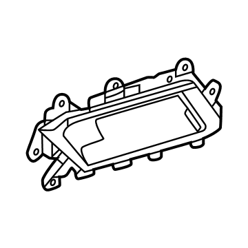 26398301 GM Bezel Assembly-Front Side Door Inside Handle *Backen Blackk Illustration 1 of 1