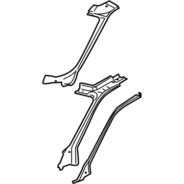 GM 88980797 Windshield Pillar 88980797 GM Windshield Pillar Illustration 1 of 1