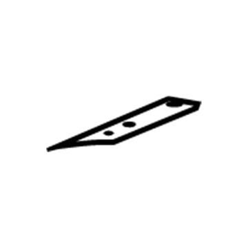 GM 10269842 Center Pillar Baffle Plate, Driver Side 10269842 GM Center Pillar Baffle Plate, Driver Side Illustration 1 of 1