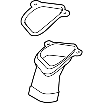 GM 13346074 Connector Tube 13346074 GM Connector Tube Illustration 1 of 1
