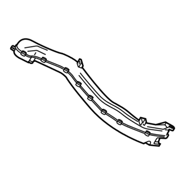 GM 23119193 Air Inlet 23119193 GM Air Inlet Illustration 1 of 1