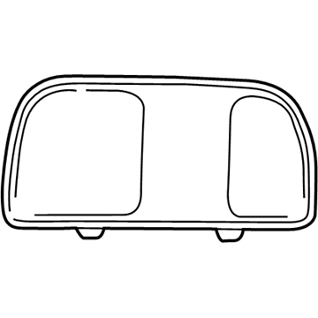 12373416 GM Compartment Door, Blue Illustration 1 of 1