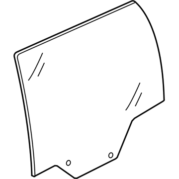 Chevy 96541683 Door Glass
