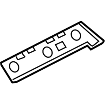 GM 23462455 Side Retainer, Rear Driver Side 23462455 GM Side Retainer, Rear Driver Side Illustration 1 of 1