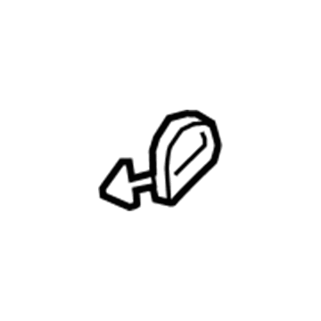 GM 84249326 Tow Eye Cap, Black 84249326 GM Tow Eye Cap, Black Illustration 1 of 1