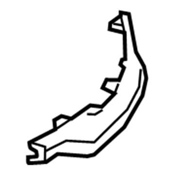 84165548 GM Outer Molding, Driver Side Illustration 1 of 1