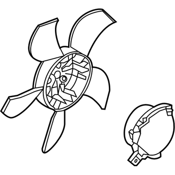 Chevy 85565557 Fan Motor