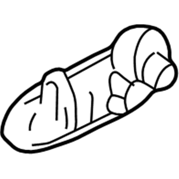 22670068 GM Handle, Outside, Passenger Side Illustration 1 of 1