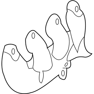 GM 12596750 Heat Shield, Passenger Side 12596750 GM Heat Shield, Passenger Side Illustration 1 of 1