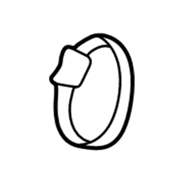 GM 24507970 Intake Duct Clamp, Front 24507970 GM Intake Duct Clamp, Front Illustration 1 of 1