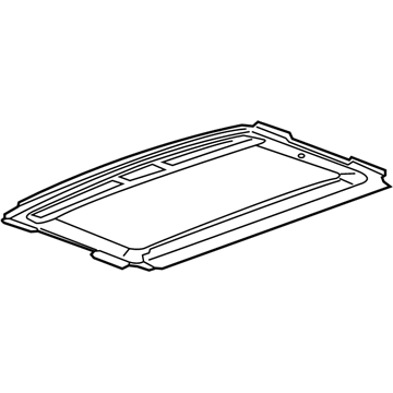 39026680 GM Sunshade, Opel Gray Illustration 1 of 1